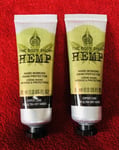 The Body Shop 2 x Hemp Hand Protector Cream 30ml Set For Hard Working Hands New