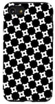 Coque pour iPhone SE (2020) / 7 / 8 Black-White Timeless Vintage Art Deco Geometric Pattern