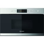 Indesit MWI3213IXUK, Microwave with Grill ; with 25cm Turntable ; Digital 25 L ; 750 watts ; 4 Power levels; Child Lock