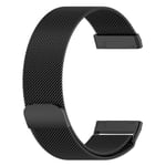 Armband Milanese Fitbit Versa 4 svart