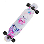 Outdoors New PVC High Elastic Roller Skating Board Four Skating Cool Fish-Shaped Skateboard Kids Outdoor Sports Fitness Board Sports (Color : 2)