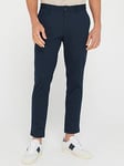 Jack & Jones Jack &amp; Jones Marco Slim Fit Jersey Chino Trousers - Navy, Navy, Size 28, Inside Leg Regular, Men