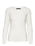 Candacekb Ck Ls Tops T-shirts & Tops Long-sleeved White Karen By Simonsen