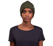 MERINO BEANIE LÖPARMÖSSA Dam Olive ONESIZE