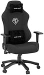 Anda Seat Phantom Fabric Ergonomic Gaming Chair-Black Black