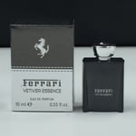 Ferrari Vetiver Essence 10ml Edp Miniature ( Very Rare & Hard To Find )
