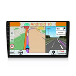 YUNTX Android 10 Universal Car stereo - [2G+32G] - GPS 1 Din - Head Unit with Free Rear Camera - 10.1 inch - Support DAB+ / Steering Wheel Control / 4G / WiFi/Bluetooth/Mirrorlink/Carplay/USB