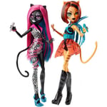 Monster High Fierce Rockers Catty Noir & Toralei 2-Pack
