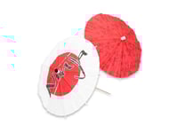 Ninja Cocktail Parasoler, 6 Stk