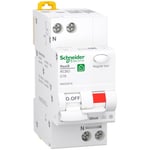 Schneider Resi9 Kombiafbryder HPFI 1P+N 16A, Hvid