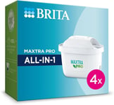 4x BRITA Water Filter MAXTRA PRO All-in-1 Jug Replacement Cartridge Refills 150L