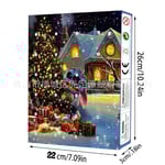 2024 Amazon Stitch Julkalender Blind Box 24 Julklappsräknare Gåvor Handhållna