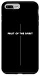 Coque pour iPhone 7 Plus/8 Plus Fruit of the Spirit - Croix religieuse chrétienne avec verset biblique