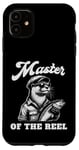 iPhone 11 Cool Fisherman Otter Loves Fishing Fish, Master of the Reel Case