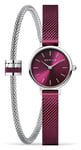 Bering 11022-909-GWP Women's Classic Gift Set (22mm) Purple Watch