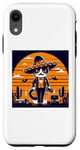 Coque pour iPhone XR Jeux vidéo amusants Cinco De Mayo chat noir Kids Let's Fiesta