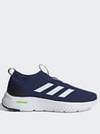 adidas Sportswear Mens Cloudfoam Move Sock Trainer - Dark Blue, Dark Blue, Size 6, Men