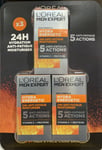 3 X L'Oreal Men Expert Hydra Energetic, Anti-Fatigue Moisturiser 50ml New