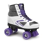 Roces kolossal Roller Rollers/Patins à roulettes Street, Mixte, Kolossal, Glitter-White-Purple