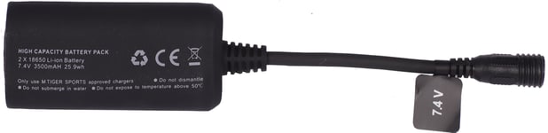 M-Tiger Battery-pack 7,4V, 3500 mAh 2-cell (2*18650) -