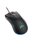DUTZO Kirā RGB - Gaming Mus - Optisk - 7 knapper - Sort