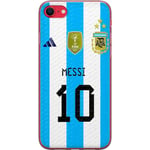Apple iPhone SE (2020) Gennemsigtig cover Lionel Messi (Argentina)