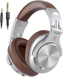 OneOdio A71 Hi-Res Studio Recording Headphones - Wired Over Ear A71-Silver 