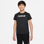 Nike Pro Tränings T-Shirt Dri-FIT - Svart/Vit Barn adult DM8528-010