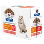 Hill's Prescription Diet Feline c/d Multicare Stress Urinary Care Salmon 12x85 g
