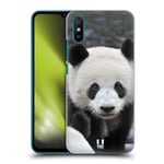 Head Case Designs Close-Up Panda Wildlife Hard Back Case and Matching Wallpaper Compatible With Xiaomi Redmi 9A / Redmi 9AT