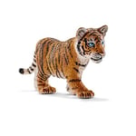 SCHLEICH 14730 Tiger cub Wild Life Toy Figurine for children aged 3-8 Years