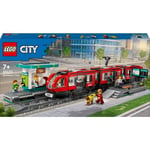 LEGO City Trains 60423 - Keskikaupungin pikaratikkapysäkki