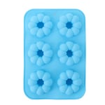 Donut Pan Silicone Mold Baking Tray Blue