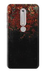 Rusted Metal Texture Graphic Case Cover For Nokia 6.1, Nokia 6 2018