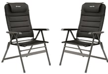 Outwell Grand Canyon Camping Chair (Black) - 2 Chairs
