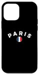 Coque pour iPhone 12 mini Maillot de football France Football 2024 Drapeau Coq I Love Paris