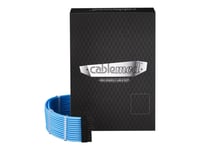 Cablemod Pro Series Modmesh C-Series - Strömkabelsats - Formpressad - Ljusblå