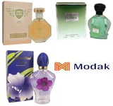 Modak 3 Pack women Perfume Gold Flame, Jungle Cobra ,Fragrant Cloud EDP 100ml