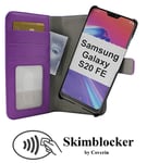 Skimblocker Magnet Fodral Samsung Galaxy S20 FE / S20 FE 5G (Lila)