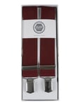 Portia 1924 Solid Suspenders Burgundy