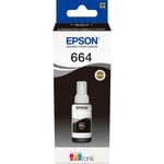 Epson T664 EcoTank bläckflaska, svart