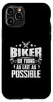 Coque pour iPhone 11 Pro Matrice de découpe Biker Young Late Vintage Motorcycle Club Amateur