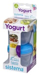 2x Sistema Yogurt TO GO Food Storage Containers 150 ml Small Snack Pots Holders