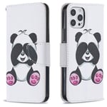 Plånboksfodral Apple iPhone 12 Pro - Panda