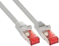 Inline 4043718154845, 0,3 M, Cat6, S/Ftp (S-Stp), Rj-45, Rj-45, Grå