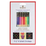 DMC Light Effects Floss Pack 8.7yd 6/Pkg, Tropical Glow