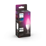 PHILIPS Hue White & Color Ambiance - Ampoule LED connectée flamme E14 - 5,5W - Compatible Bluetooth - Neuf