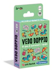Clementoni, Sapientino Double Vedo Card Game for Children, Italian Version, Mult