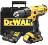 DeWalt Cordless 18V 1.3Ah Li-Ion Combi Drill DCD776C1 Case Charger Battery