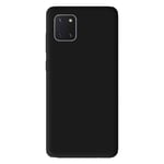 Coque silicone unie compatible Mat Noir Samsung Galaxy Note 10 Lite - Neuf